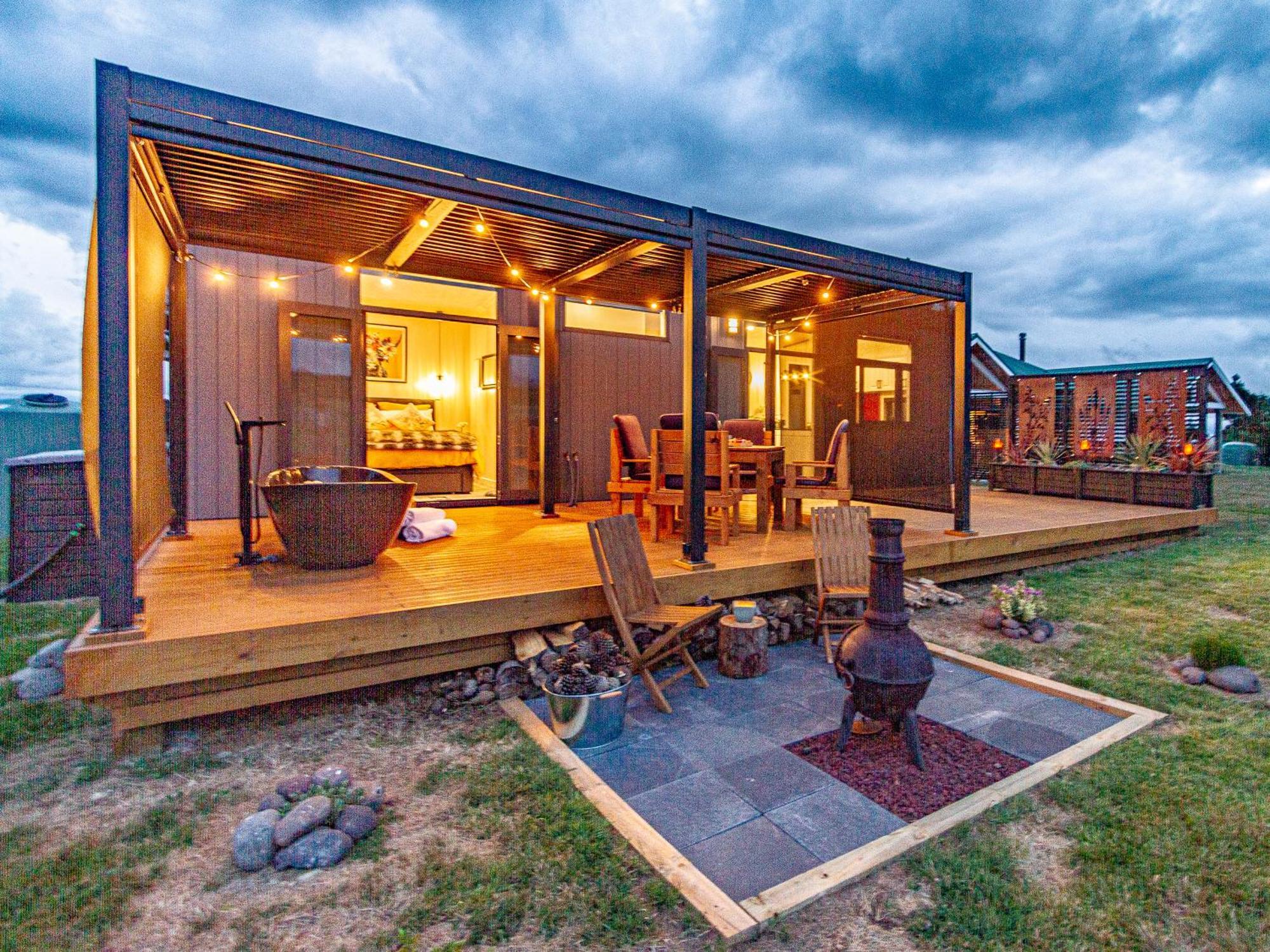Mangateitei Views - Rangataua Tiny Home Ohakune Εξωτερικό φωτογραφία
