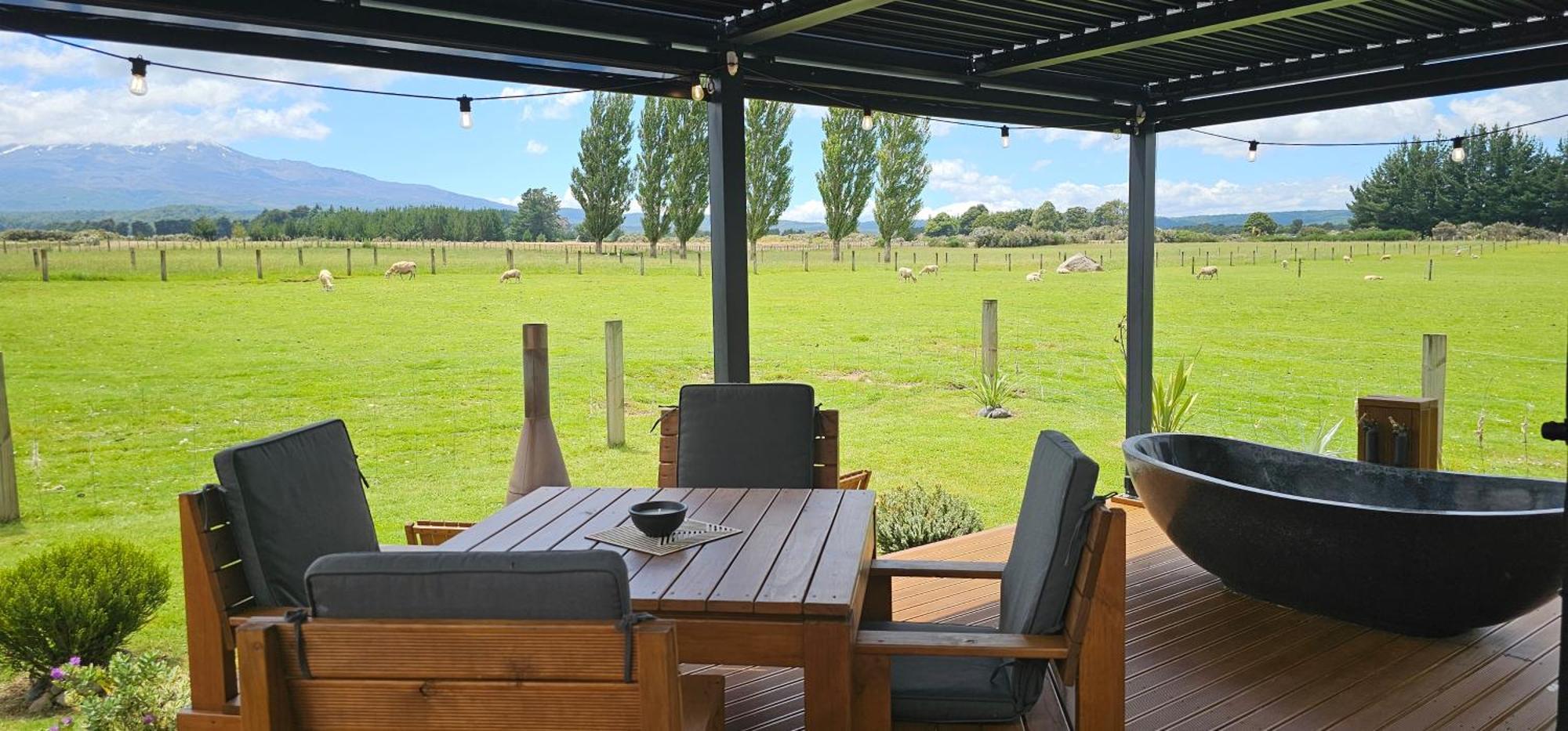Mangateitei Views - Rangataua Tiny Home Ohakune Εξωτερικό φωτογραφία