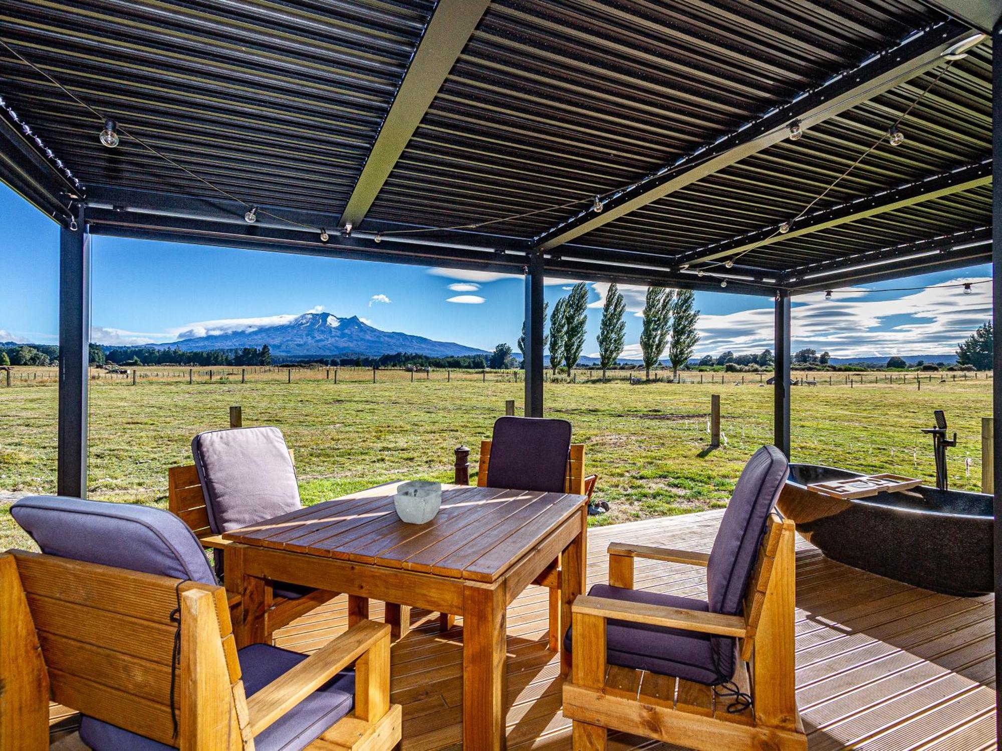 Mangateitei Views - Rangataua Tiny Home Ohakune Εξωτερικό φωτογραφία